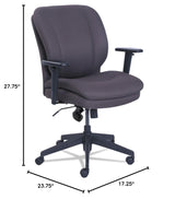 Cosset Ergonomic Task Chair - Adjustable Height Office Chair, 275 lb Capacity