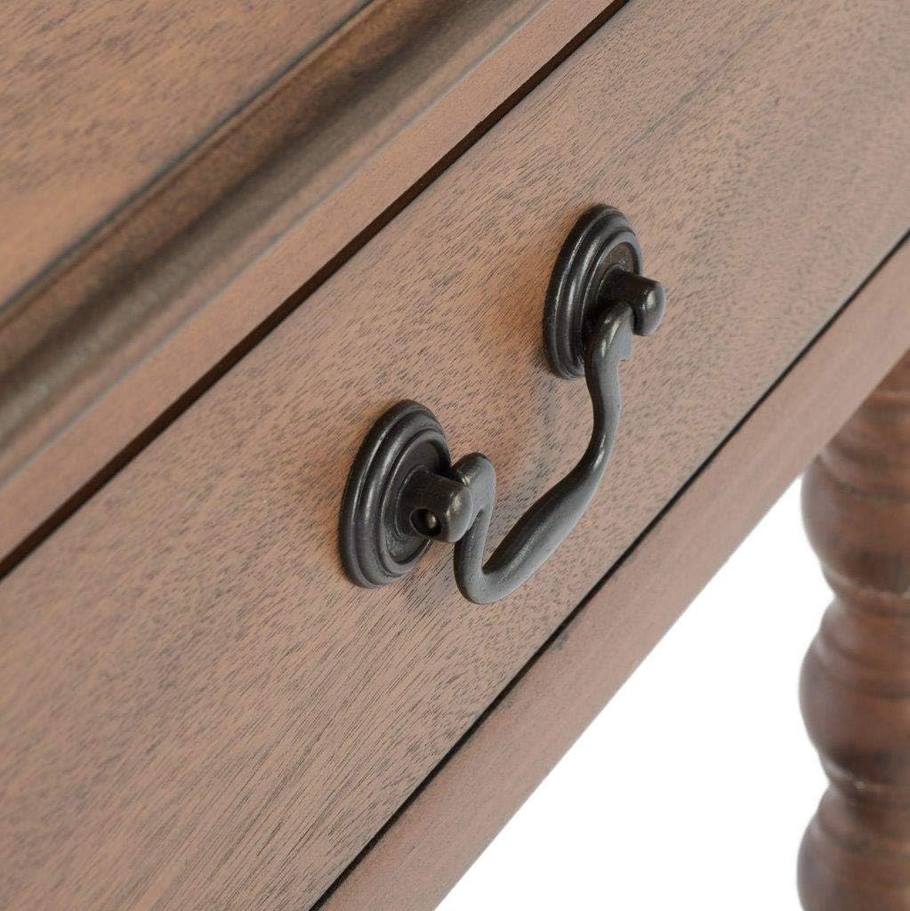 Home Collection Athena Brown 2-Drawer Console Table, 0