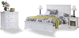 Bedford Queen Bed Headboard, Footboard,