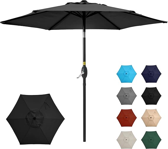 7.5' Outdoor Patio Umbrella, Patio Umbrella, Market Umbrella