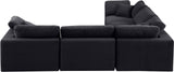 Furniture 189Black-Sec5C Comfy Collection Modern | Contemporary Upholstered Modular