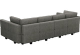 Shaped Couch Modular Sofa Reversible Storage Ottoman Sofa Oversized Couches