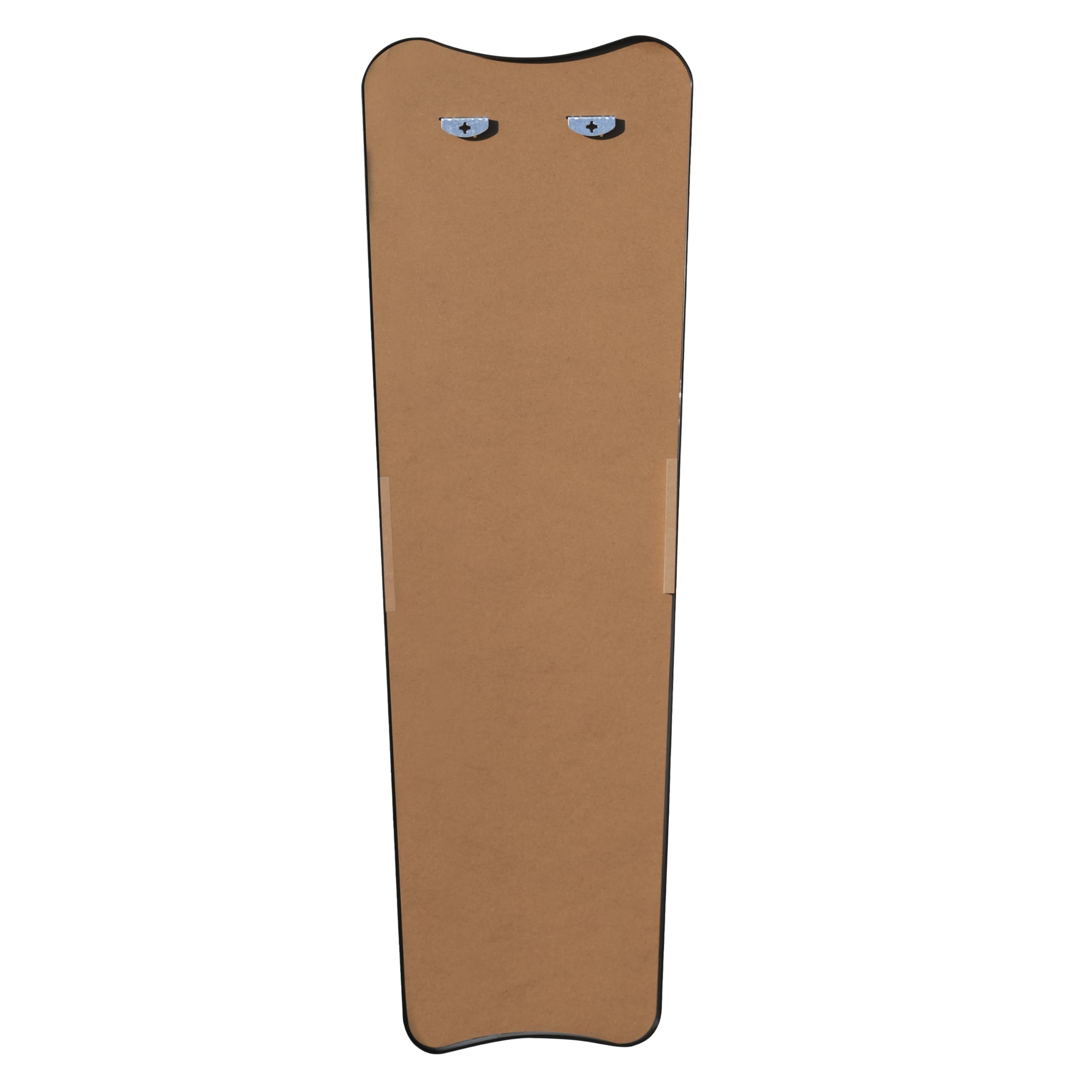 Alfie Full-Length Wall Mirror - 20" x 59" Black Metal Frame