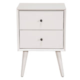 Furniture Flynn Nightstand, 18" W x 15" D x 26" H, Acorn