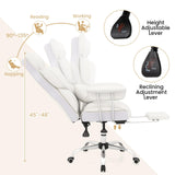 Big and Tall Executive Office Chair with Footrest - 400 LBS Capacity