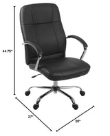 Cielo Leatherette Executive Mid-Back Conference Office Chair, Conference Chair,