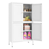 White Bathroom Storage cabinets, 43" Cabinet for Bathroom