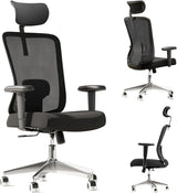 Ergonomic Office Chair, Comfy Executive Desk Office Chairs Adjustable Lumbar Support