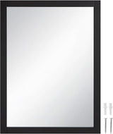 Shorewood Bathroom Mirror, 40-Inch x 30-Inch, Framed Mirror, Soft Matte Black, 589721