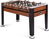 Foosball Table, 54” Full Sized Soccer Game Table with 2 Footballs