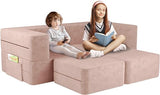 Kids Couch, Toddler Couch with Washable and Durable Covers, Modular Kids Sofa Couch