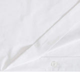 Luxury Sateen Duvet Cover - 100% Cotton, Full/Queen Size in White with Extra-Long