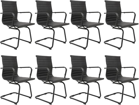 Conference Room Chairs Set of 6, 6 Pack Modern Office Guest Chairs