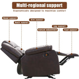 Recliner Chair Reclining Sofa for Living Room Recliner Sofa Couch Sofa PU Leather Home