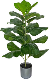 Artificial Fiddle Leaf Fig Tree/Faux Ficus Lyrata for Home Office Decoration,