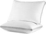 Bed Pillows for Sleeping, Queen Size Set of 2, Sandwich Mesh with Breathable Sides,