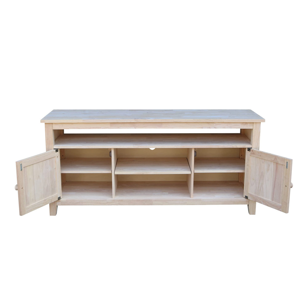 TV Stand with 2 Doors, 1 Shelf and 2 Cabinets