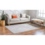 Portland Collection Area Rug - Woodburn (7' 10" x 11' Rectangle, Ivory/ Beige)