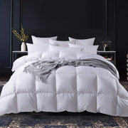 White King Size Goose Feathers and Down Comforter