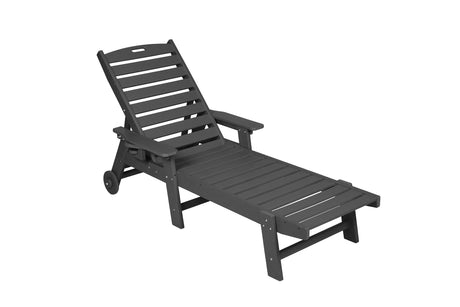 with Side Table, 3-Piece Oversized Chaise Lounge Set, Weather-restistant 5-Position