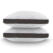 Rayon Derived from Bamboo Pillow Queen Size, Shredded Memory Foam Pillows for Sleeping