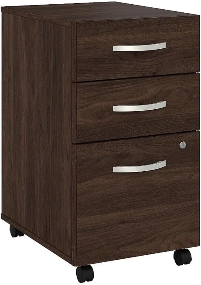 3-Drawer Vertical File Cabinet Locking Letter/Legal Platinum Gray 20-Inch D