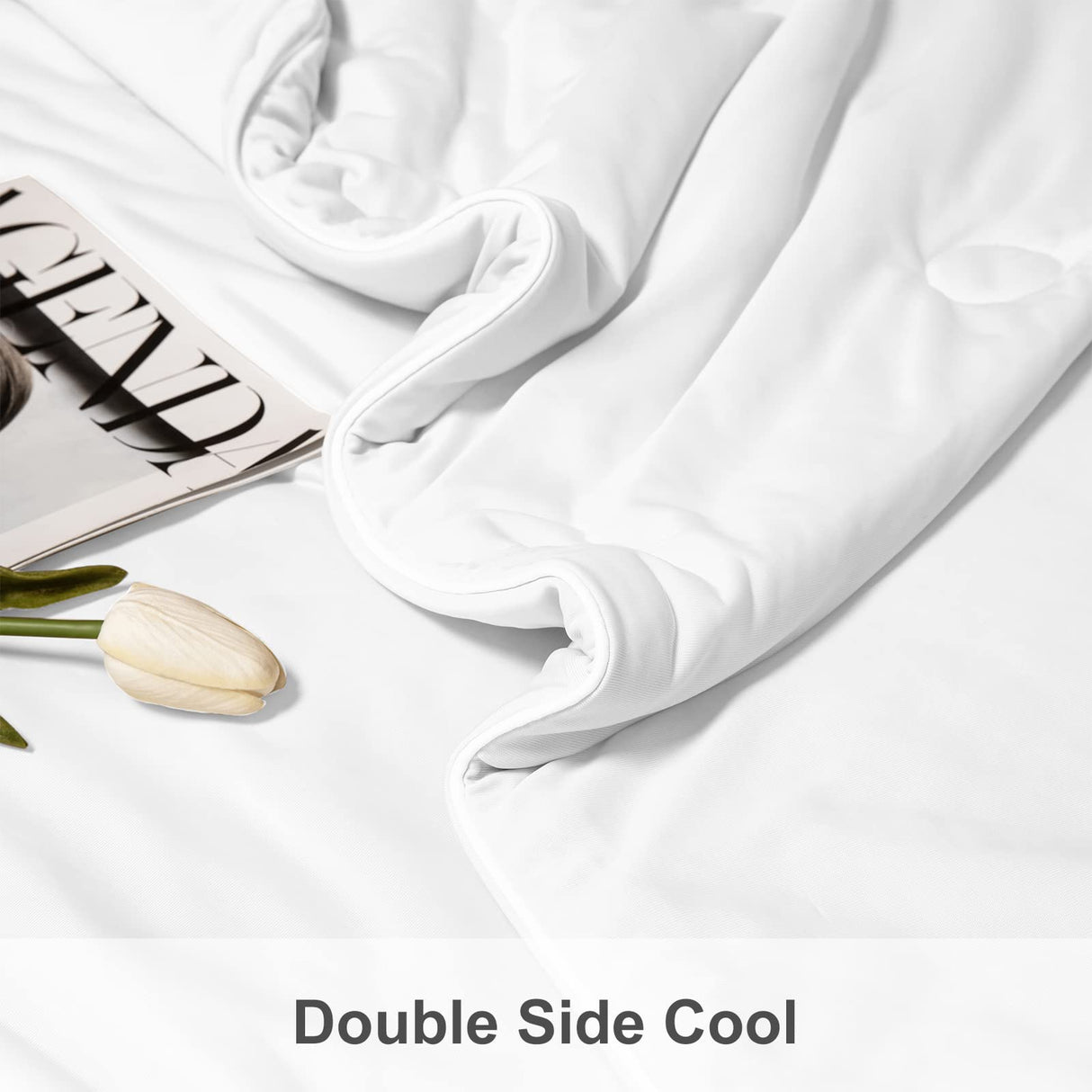 Cooling Blankets for Hot Sleepers - Cool Like Ice Cream Lightweight Blanket for Summer