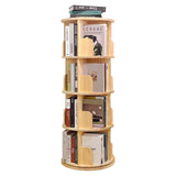 Rotating Bookshelf, 360 Display Wood Kids Spinning Bookshelf