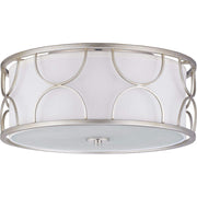 Landree 16" Three-Light Flush Mount Ceiling Light