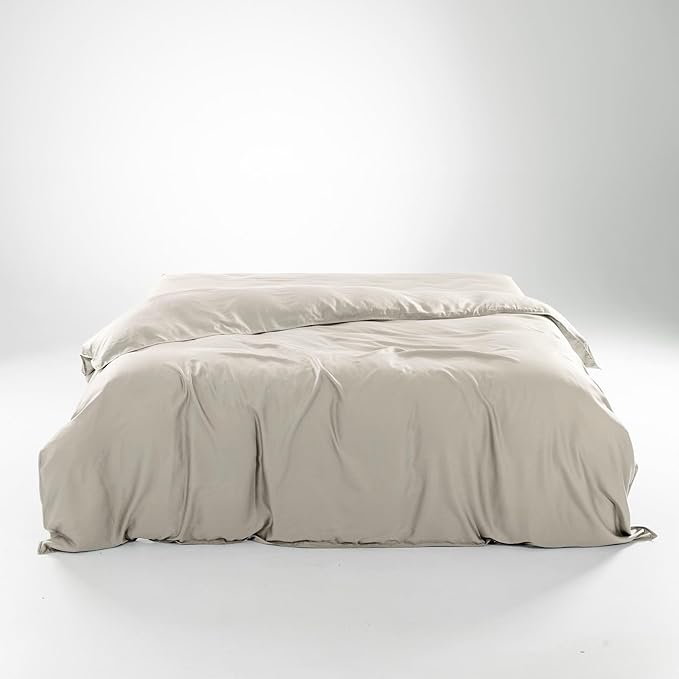 Eucalyptus Cooling Duvet Cover King Size, Certified Tencel Lyocell Fiber from Austria