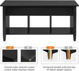 Coffee Table, Lift Top Coffee Table w/Hidden Storage Compartment & Lower 3 Cube Open