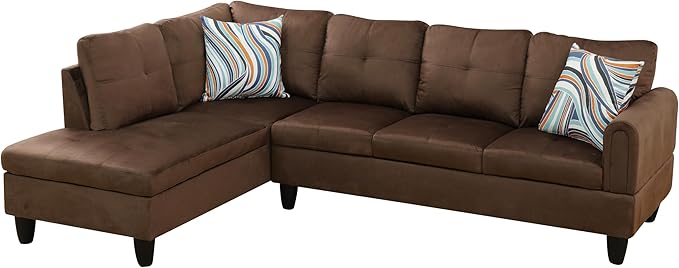 Sofas & Couches, Left Chaise, Grey-Linen