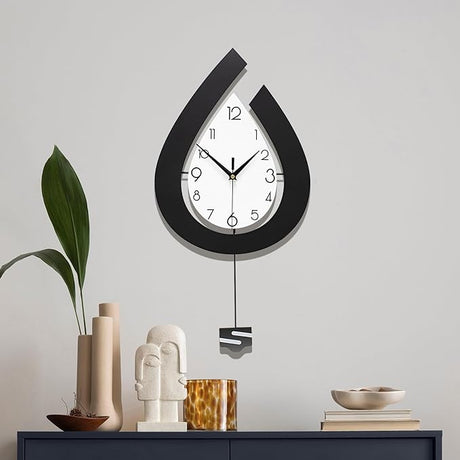 Large Wall Clock for Living Room Decor Big Pendulum