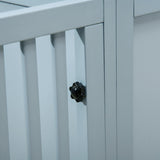 Dog Whelping Box with Removable Doors - 81" x 39" x 20"