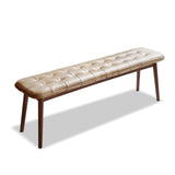 Entryway Bench, Oak Wood, Khaki