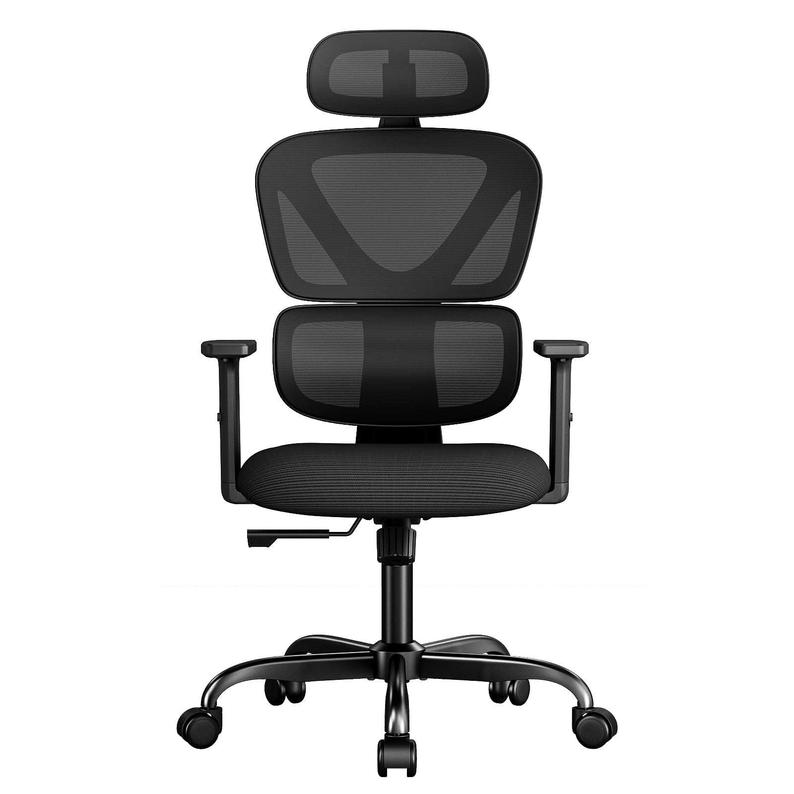 Ergonomic Office Chair, High Back Mesh Desk Chair with Lumbar Support and Adjustable Headrest