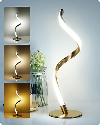 Bedside Lamp - 3 Colors Touch Control LED Table Lamp