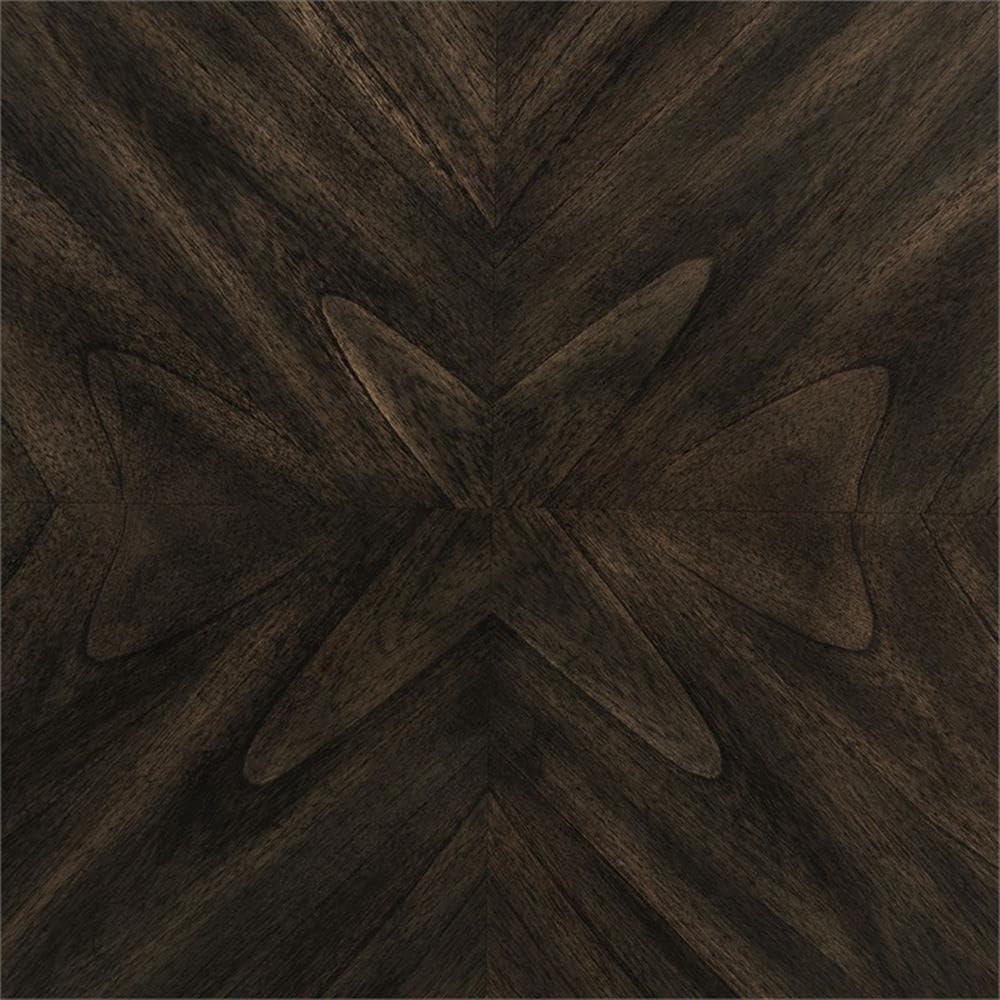 Mid-Century Round Dining Table with Storage Shelf