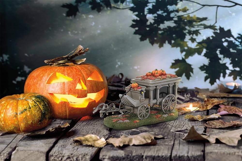 Snow Village Accessories Halloween Disneyland The Haunted Mansion Hearse Figurine