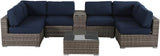 8 Piece Rattan Sectional Set with Cushions [CM-2110] (8 Piece)