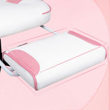 Pink Kawaii Gaming Chair with Lumbar Support