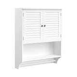 Wall-Mounted Bathroom Organizer - Medicine Cabinet or Over-the-Toilet Storage