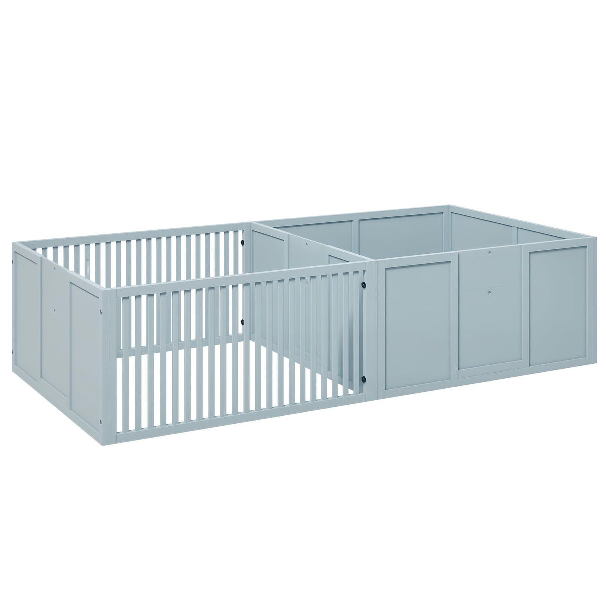 Dog Whelping Box with Removable Doors - 81" x 39" x 20"