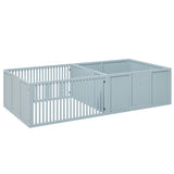 Dog Whelping Box with Removable Doors - 81" x 39" x 20"