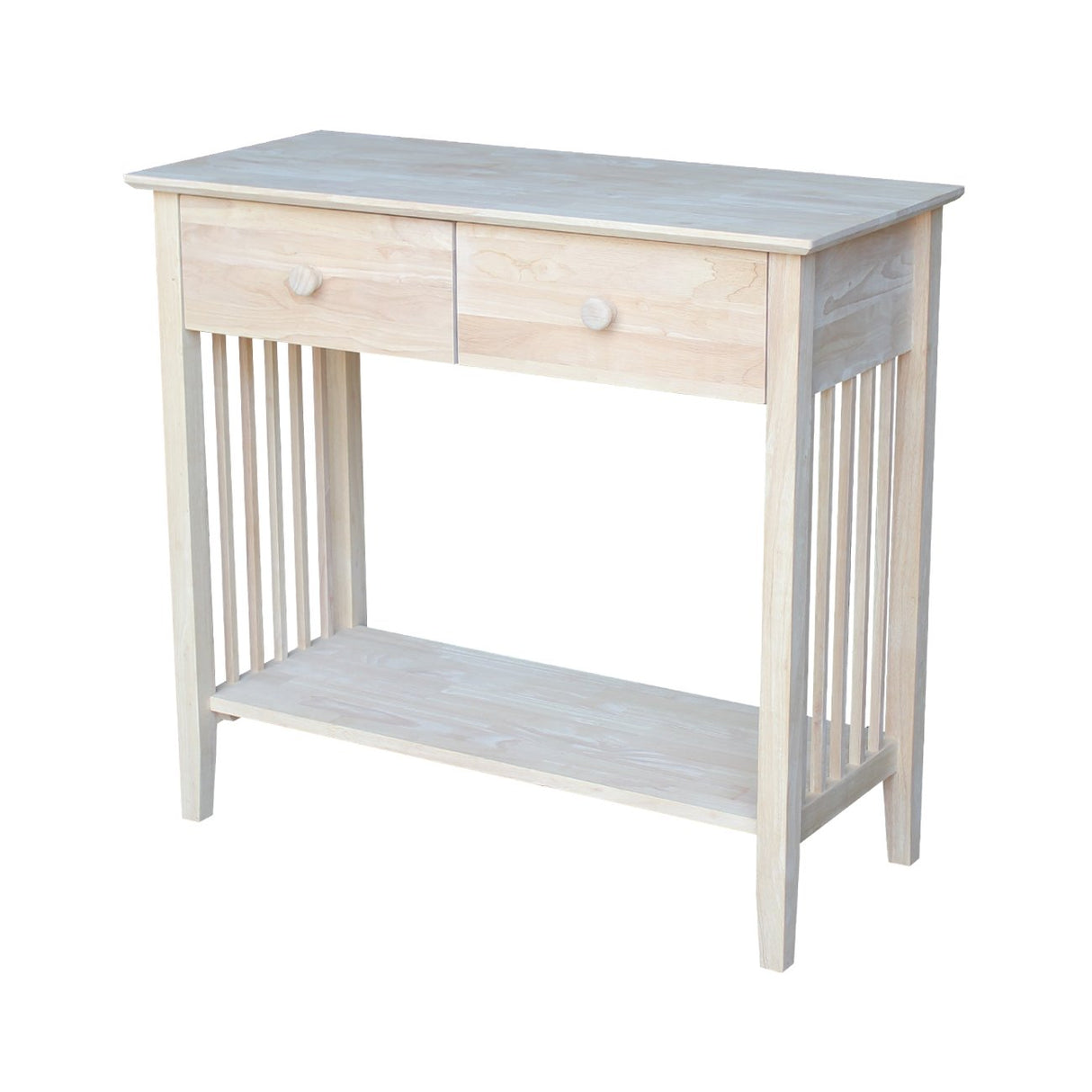 Mission Styled Server and Console Table, Unfinished