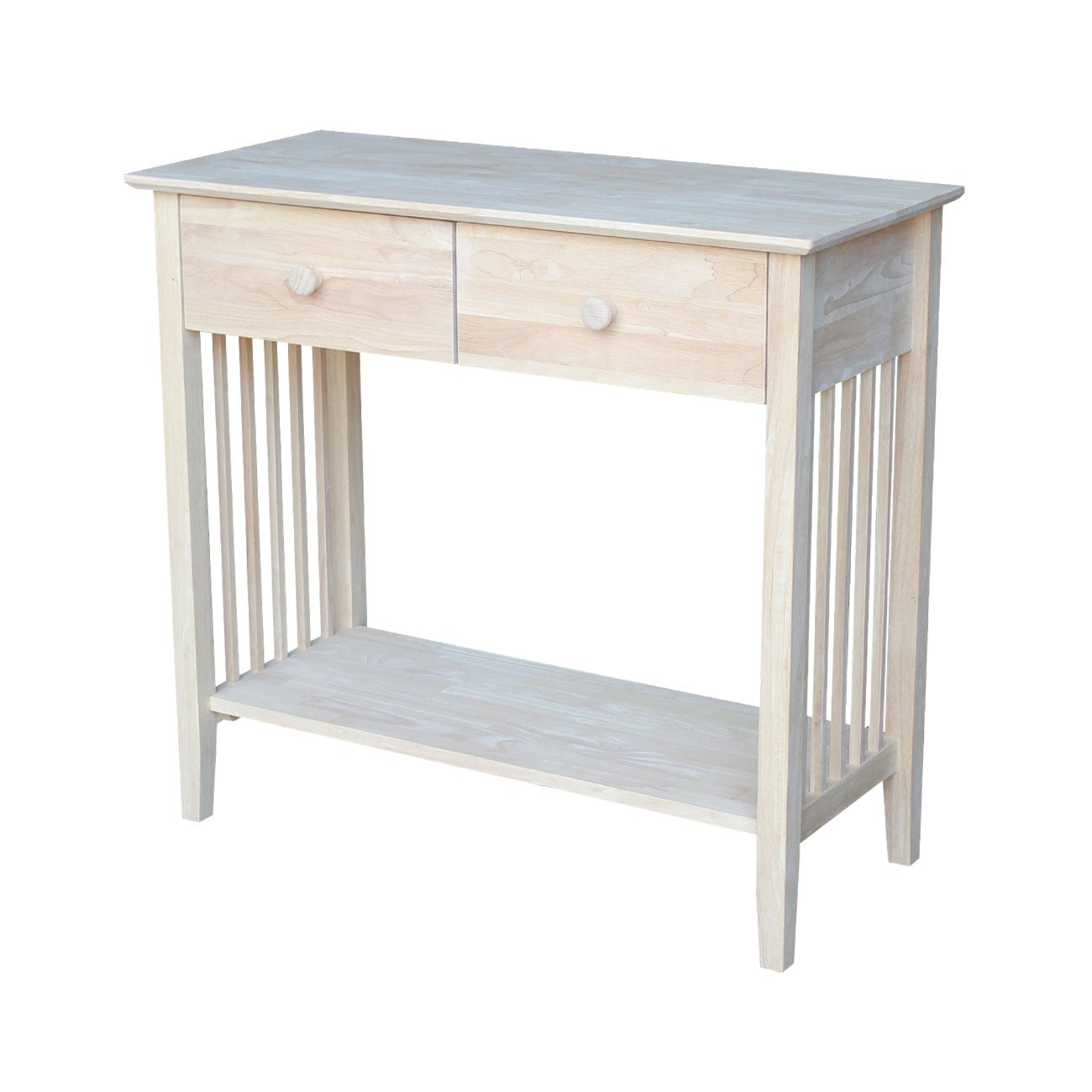 Mission Styled Server and Console Table, Unfinished