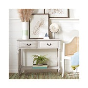 Home Collection Primrose Greige 2-Drawer Console Table