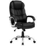 Office Chair,Computer Desk Chair High Back PU Leather Executive Rolling Task Adjustable Chair