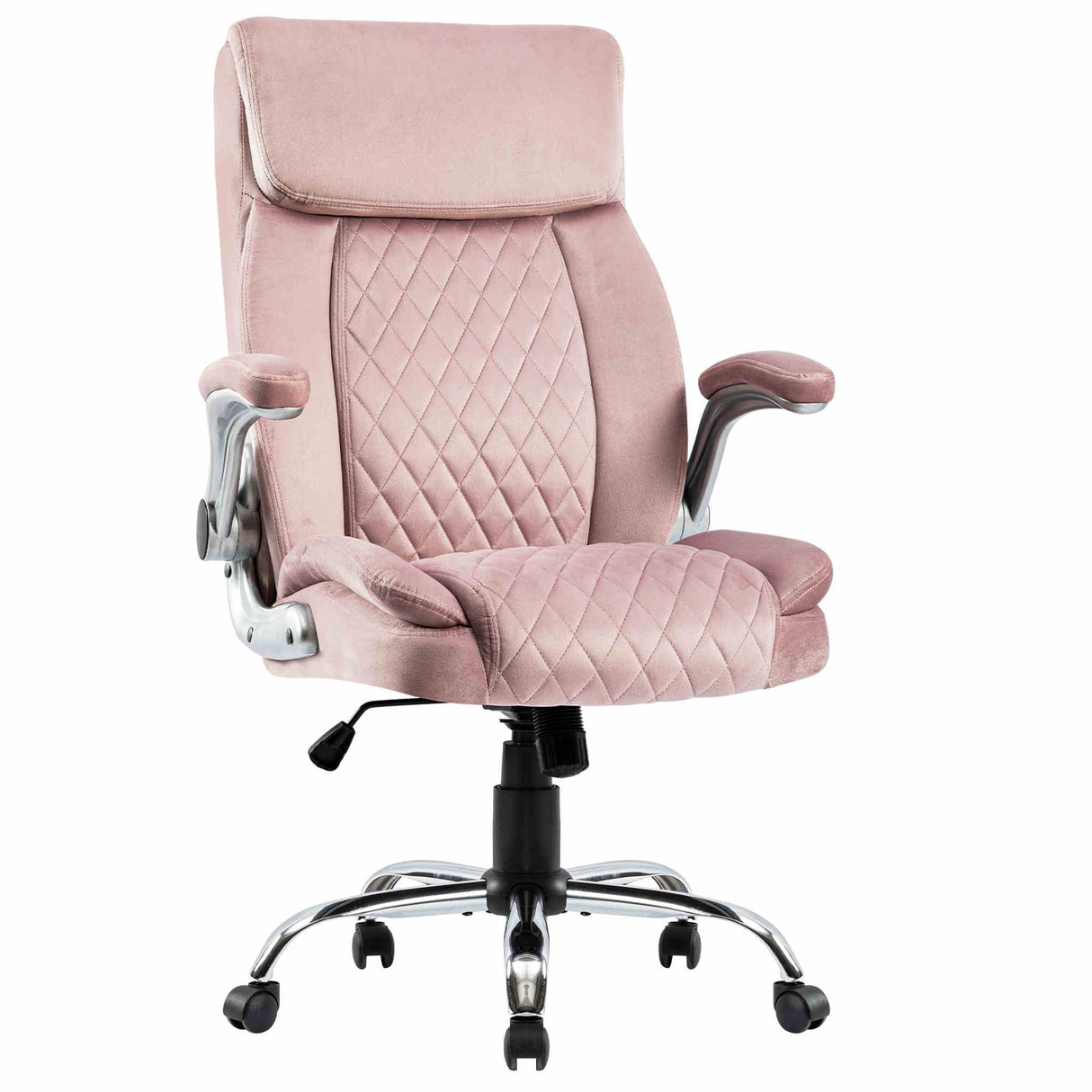 Ergonomic Home Office Desk Chair with Velvet Fabric - Swivel Executive Office Chair