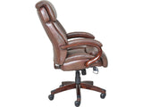Bradley Bonded Leather Executive Office Chair - Mahogany